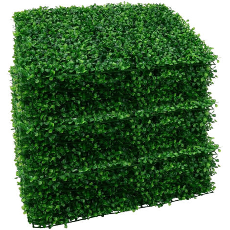 Trintion 18Pcs Artificial Leaves Hedge Panels 40x60cm Grass Plant Wall Panels Hedge Wall Panels Trellis Privacy Fence Ivy Leaf Screen Backdrop for Indoor Home Decoration Garden Ornaments Outdoor