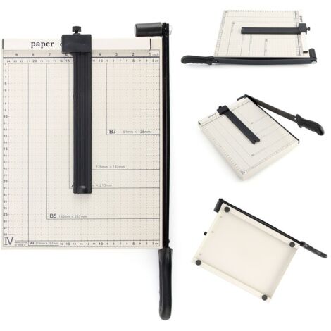 Youyijia Professional A4 Paper Cutter Trimmer - Home Office Desk Guillotine Machine with Safety Guard A4 Paper Cutter Paper Trimmers And Guillotines (1/5)