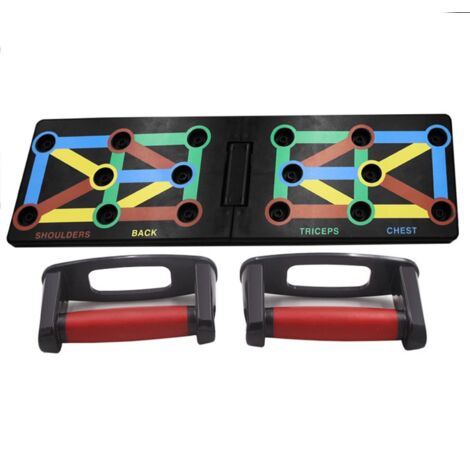 Trintion 12 in1 Push Up Rack Board Gym Muscle Exercise Pushup Stand Fitness Workout Train for Body Training
