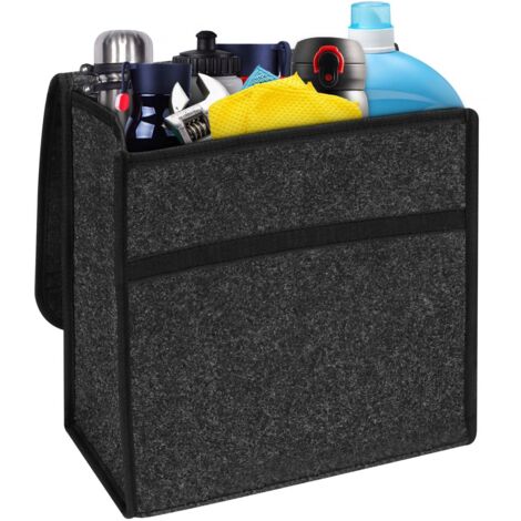Trintion Car Boot Organiser 302916cm Large Anti-Slip Car Storage Bag with Foldable Design and Secure Fastening