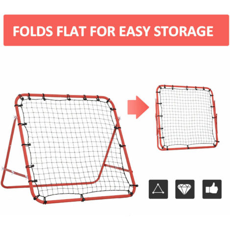 Supernic Football Goals Football Rebounder Net Practise Football Training Net,Soccer Kickback Target Goal Pro for Children Kids Play Teaching Equipment,Adjustable Portable Soccer Door (1/5)