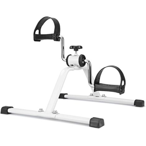 Trintion Mini Pedal Exerciser 48x41x30cm Adjustable Resistance Armchair Pedal Foldable Hand-Arm and Leg Exerciser for Home Fitness Gym Work Out