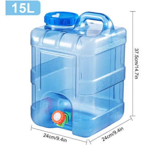 Trintion Camping Water Container with Tap Portable Camp Water Carrier Bucket BPA-Free Water Storage Tank for Outdoor Camping Fishing Party Van RV (15L) (1/5)