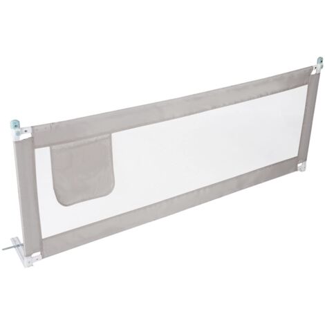 Trintion Bed Guard Bed Rail 180x80cm Kids Bed Guard Bed Rail Foldable Safety Bed Guard Safety Bed Rail(Gray)