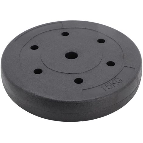 Shoze 15KG Weight Plates for Gym Barbell Vinyl 1" Standard Home Dumbbell Discs Home or Gym Training or Weightlifting