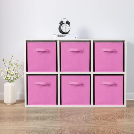 Cube Collection Box Trintion Set of 6 Cube Storage Boxes Cubes Storage Cubes Fabric Storage ...
