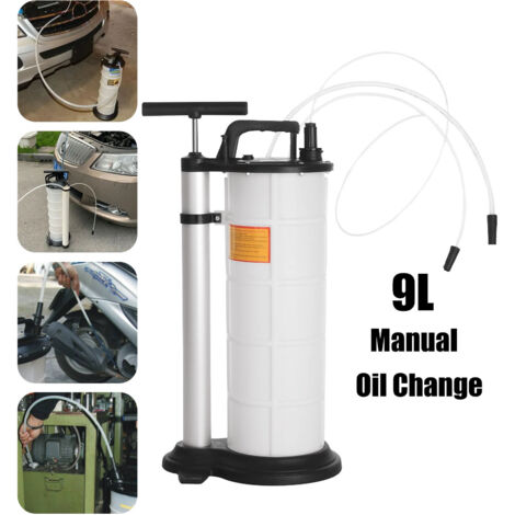 KATSU 9 Liters Manual Vacuum Oil Pump & Fluid Extractor Suction Pump For Cars 1011729