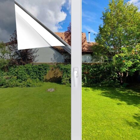 Holdfiturn One Way Mirror Window Film Silver Reflective Window Film