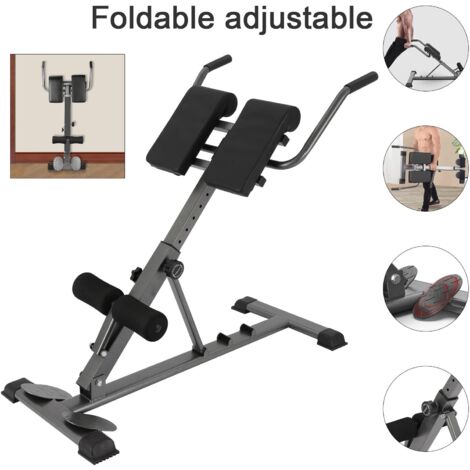 Supernic 6in1 Ab Workout Equipment Adjustable Roman Chair Back Hyperextension Bench Health Fit Dumbbell Trainer incl Dip Bar for Strengthening Foldable Multi-Workout Sit Up Home Trainer (1/5)
