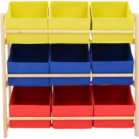 Youyijia Toy Storage Organiser Toy Unit Box For Toys Storage Boxes For Toys Toys Storage Box With 9 Removable Children's Toy Storage Unit Kid s Storage Unit and Bookshelf for Nursery Playroom (1/5)