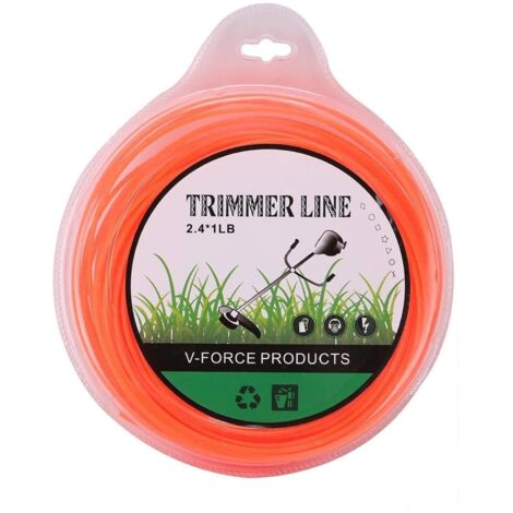 Trintion Lawn Trimmer Line 2.4mm X 90m Commercial Trimmer Line Orange ...