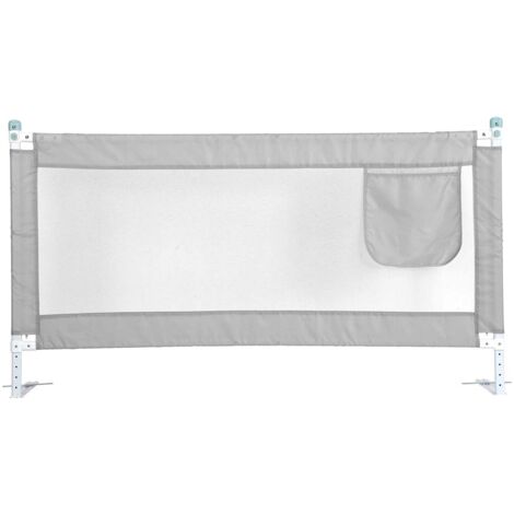 Trintion Bed Guard Bed Rail 150x80cm Bed Guard Foldable Safety Bed Guard Safety Bed Rail(Gray)