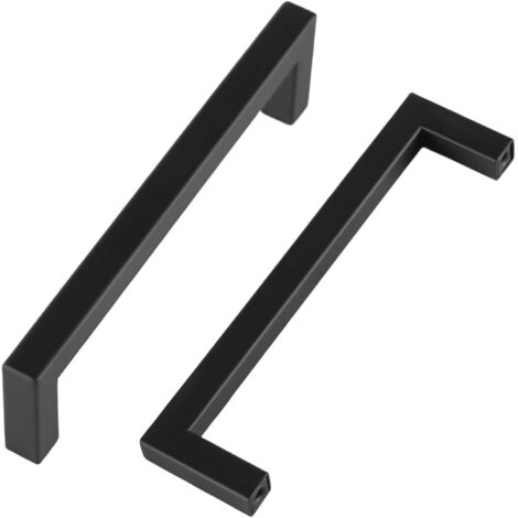 Trintion Black Cabinet 15 Pack Kitchen Handles Hole Center 128mm Square Bathroom Cabinet Handles (1/5)