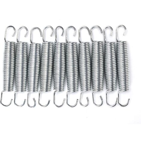 Trintion 35Pcs Trampoline Spring for 8ft/10ft/12ft/14ft 5.5inch Replacement Springs Galvanized Heavy Duty Replacement Steel Spring Long Lasting Fitness Trampoline Springs