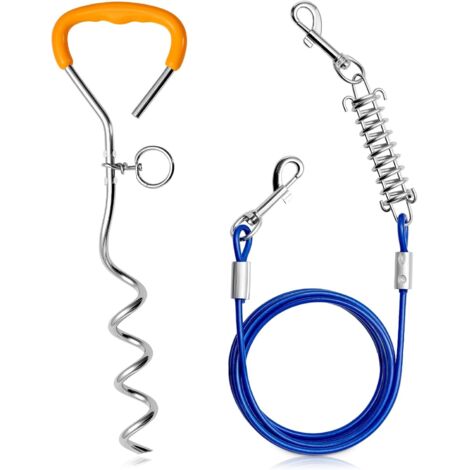 JF HOME BLISS Hands-Free Dog Lead for Medium and Large Breeds Bungee Leash Adjustable Waist Belt with Zipper Pouch Reflective Stitches for Running Walking Jogging Hiking (3M) (1/5)