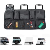 LN COZY CORNER Car Boot Organiser - 87cm x 46cm Universal Foldable Storage Tidy, Waterproof & Durable Backseat Organizer with 9 Pockets, Easy Install, Fits Most Cars Vans (1)
