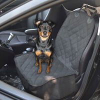 Supernic Dog Car Seat Cover Front - Nonslip Single Pet Seat Protector Mat, Universal Waterproof Travel for All Cars