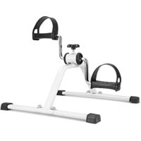 Trintion Mini Pedal Exerciser 48x41x30cm Adjustable Resistance Armchair Pedal Foldable Hand-Arm and Leg Exerciser for Home Fitness Gym Work Out