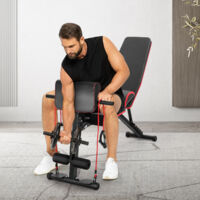 Shoze Gym Bench, Foldable Workout Bench Adjustable Multi-Purpose Incline Bench - Full Body Exercise
