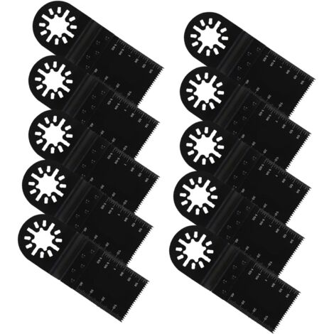 Multitool Blades,10PCS 45mm Oscillating Saw Blades, Bi-Metal Tool Blades for Wood Metal Plastics