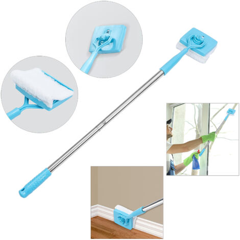 Baseboard Cleaning Tool 135cm Dust Removal Baseboard Cleaner Sliding and Dustproof Corner Extendable Microfiber Cleaning Mop for Clean Household Sweeping Tools