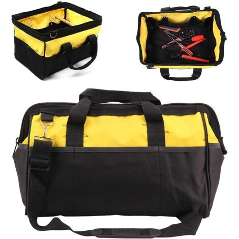 Durable 16-Inch Electricians' Tool Bag with Reinforced Base and Pocket (1/5)