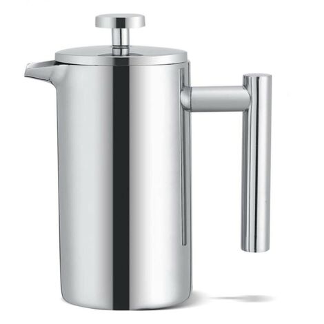 350ML French Press Coffee Maker Double Wall Heat Resistant Coffee Pot Stainless Steel Insulated Coffee Presser and Tea Pot 3 Level Filtration System (1/5)