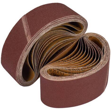 26 PCS Sanding Belts 75 X 533MM Belt Sanders Belt Sanders for Wood 40/60/80/120/180/240 Assorted Grits for Grinding Polishing and Derusting Best Belt Sander Sanding Belts for Wood and Paint (1/5)