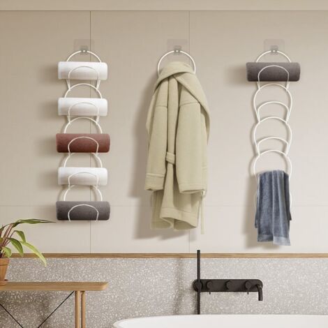 Hat Rack Hanger Holder Organiser Closet Hanging Baseball Cap Display Storage Rack for Baseball Caps, Scarves Handbags Towels Ties Space Saving Closet Storage (1/5)