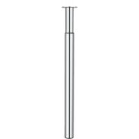 Adjustment Table Leg 710-1100mm Height Breakfast Bar Legs Worktop Desk Round Tube Table Leg Support Furniture Table Leg (Chrome Plated)