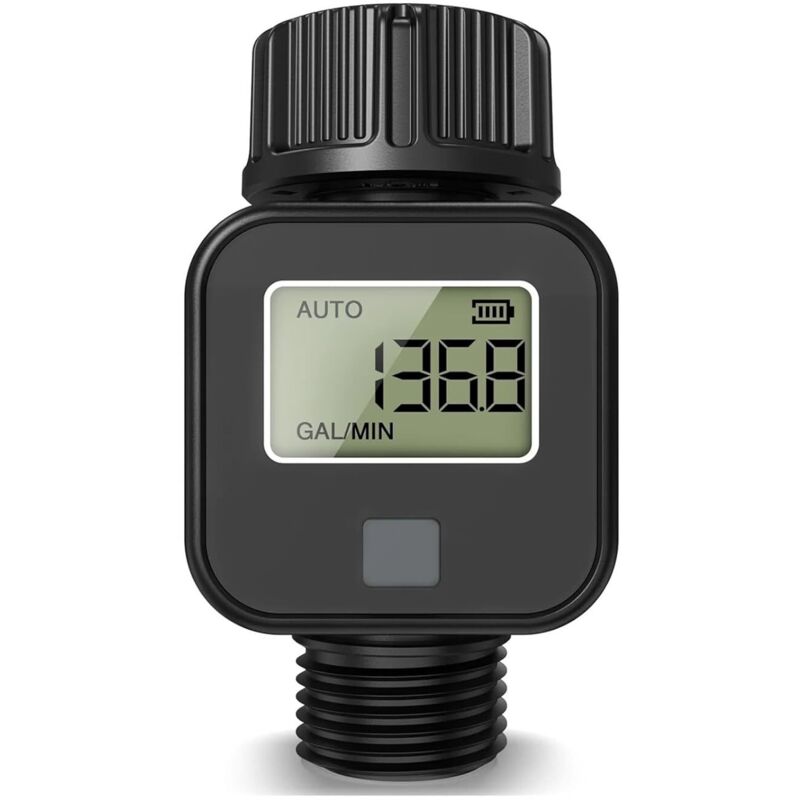 Compteur D'Eau Froide 15mm 1/2 Pouce Avec Raccords Pour Jardin Et Usage