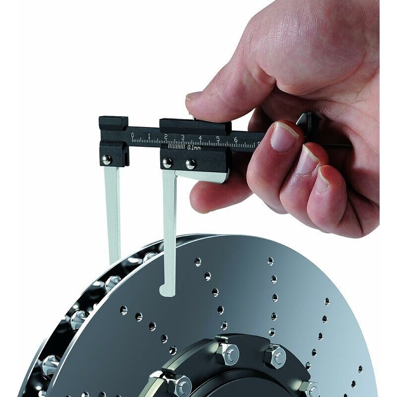 Jauge De Profondeur De Pneus Et Disques De Frein - Étrier Métrique 0-60 Mm - Précision 0,1 Mm - 4