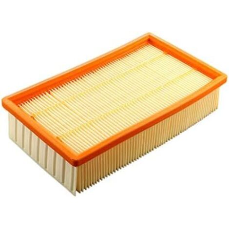 2 Filtres Plissés Plats Pour Aspirateur Hilti VC-20, VC-40 UM, VC-40, VC 20 UM - Couleur Orange - Neufs Sous Emballage