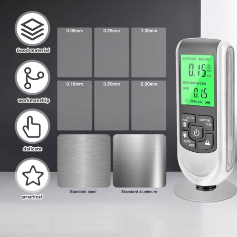 Mesure épaisseur Peinture Testeur D'Épaisseur Peinture Blue Technology DX13-FE - Pour Voiture, Mesure 0-3000µm Diagnostic Voiture