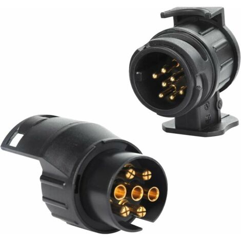 Adaptateur électrique étanche 7 à 13 Broches Pour Remorque Camion - Neuf Sous Emballage