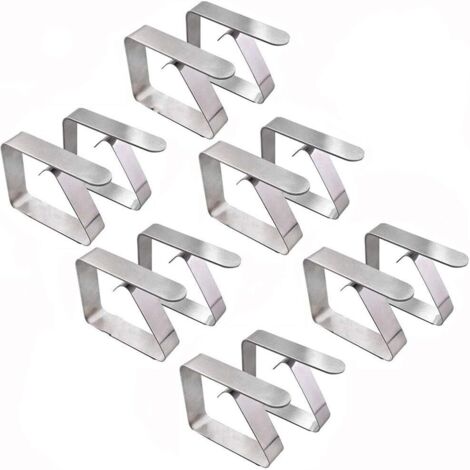 Pince Pour Nappe De Table Lot De 6 Pinces Décoratives En Acier Inoxydable Pour Nappe De Pique Pinces Pour Nappe De Table
