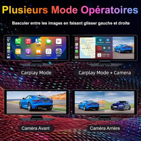Écran CarPlay/Android Auto Sans Fil Olvy 10.26" - Boîtier Multimédia Pour Voiture, Avec Caméra De Recul