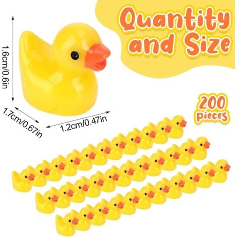 Muzrunq Canards D'halloween, 70 Mini Figurines En Résine Pour Jardin