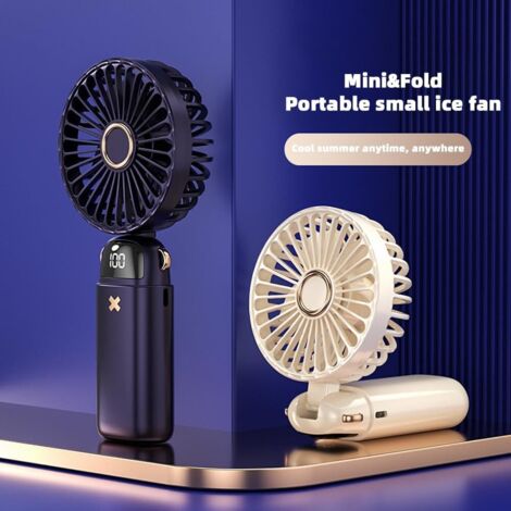 Mini Ventilateur Portable USB Rechargeable - Clip Taille, 3 Vitesses, 360° Réglable, Idéal Voyage - 6