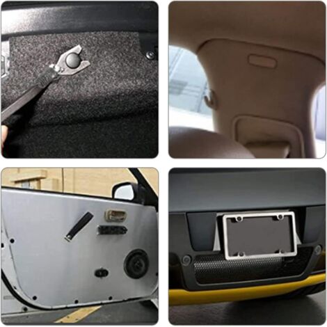 50 Rivets De Carrosserie Auto - Clips De Fixation Pare-chocs Universels, Installation Push-in Rapide