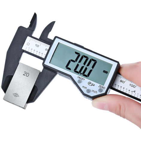 Pied à Coulisse Digital LCD 150mm Métal - Outil De Mesure Précis Intérieur Extérieur Profondeur Step