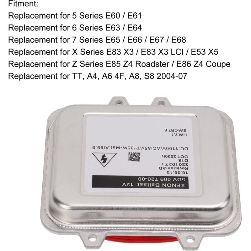 Unité de commande module HID ballast xénon 8K0941597B pour Volkswagen