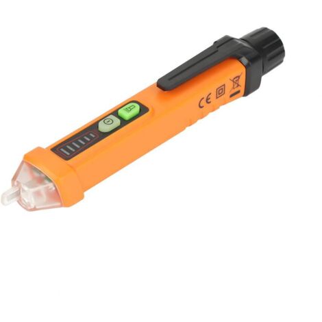 Eosnow,PEAKMETER PM8908C Stylo testeur de tension détecteur NCV avec indicateur LED AC12-1000V