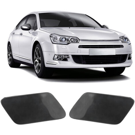 Eosnow 2 Pièces Cache de Lave-Phare pour Pare-chocs Avant 7422H9 pour Citroën C5 2009‑2019 - Accessoire Auto