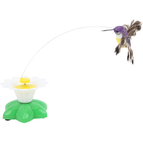 Eosnow – Jouet électrique pour chat oiseau volant – Mouvement réaliste – Stimule l'exercice et réduit l'anxiété – Compatible avec batterie AAA