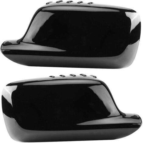 Eosnow Paire de Coques de Rétroviseur Extérieur Gauche/Droite 51167074236 pour BMW E46 323Ci 325Ci 328Ci E65 E66 - Accessoire Auto