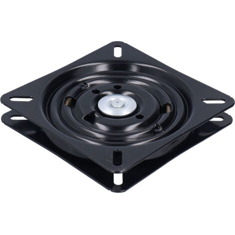 Eosnow – Base de plateau tournant 7 pouces – Acier laminé à froid – Rotation 180° silencieuse – Pour chaises de bar et bureaux