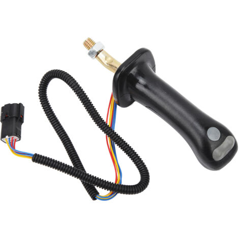 Poignée De Joystick Pour Excavatrice Doosan DH/DX - Modèles 150, 215, 225, 300, 370-9C, 3 Boutons, 6 Broches, Avec Couvre-poussière
