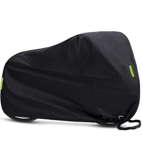Housse De Velo, Housse De Velo, Housse De Pluie De Velo Etanche Anti Poussiere Pluie Protection Uv Robuste Pour Velo De Montagne, Velo De Route Avec Bande Reflechissante, Sac De Rangement Lock-Holes 2