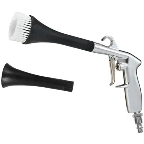 Decdeal – Pistolet de nettoyage voiture haute pression – Buse trompette et brosse – Poignée ergonomique – Connexion rapide style européen